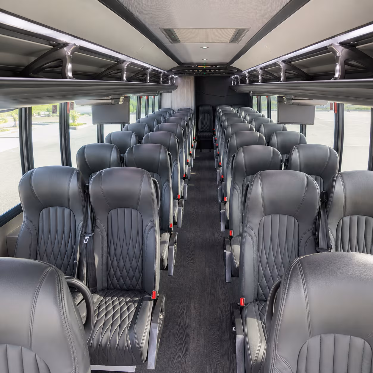 28 passenger minibus inside