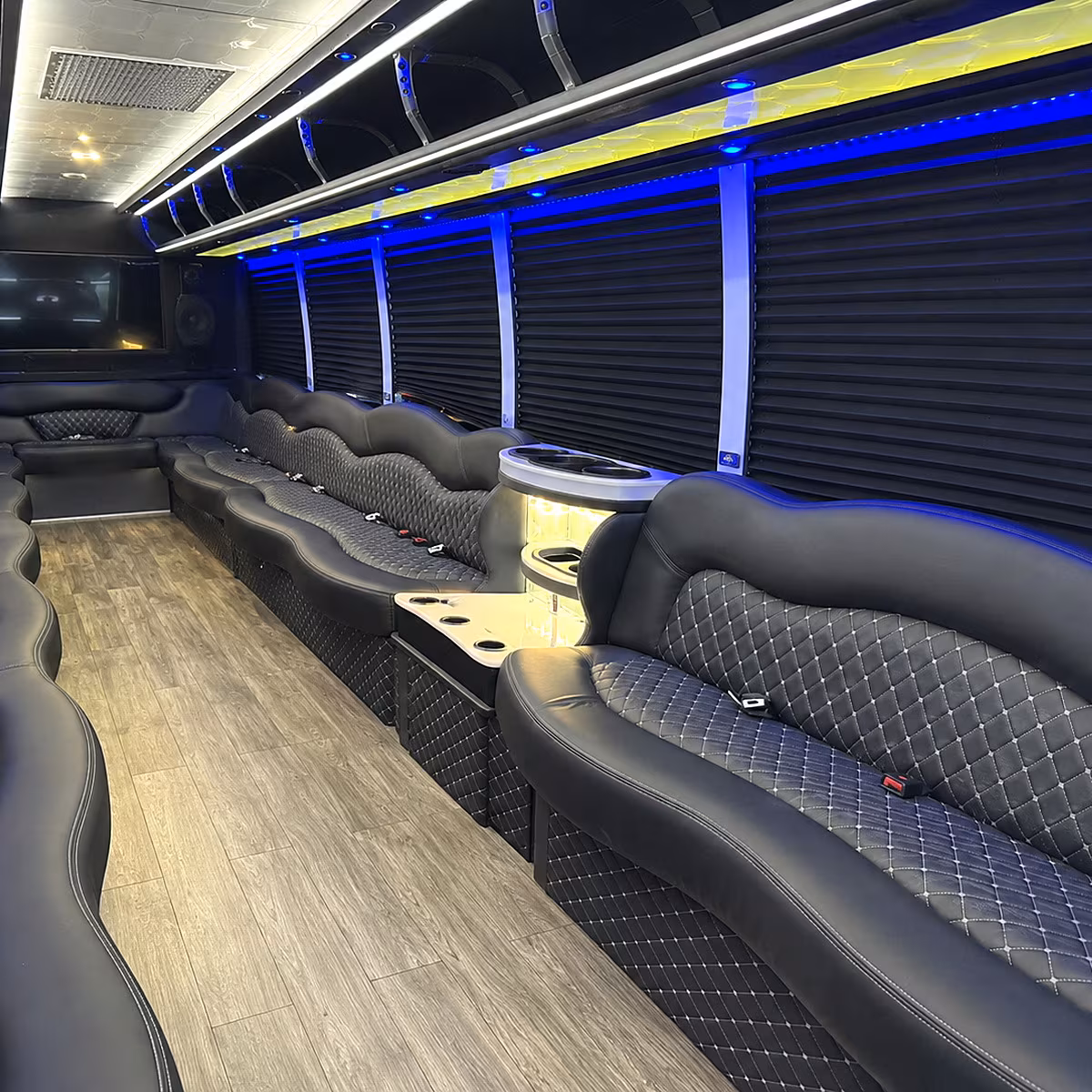 st petersburg party bus rentals inside